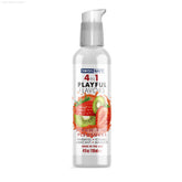 Lubricants - 4 In 1 - Playful Flavors - Straw-Kiwi Pleasuress